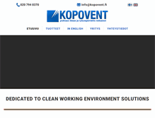 Tablet Screenshot of kopovent.fi